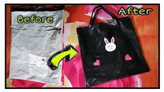 How to make bunny bag using online product packet | Recycling craft ideas easy | Reuse of packet