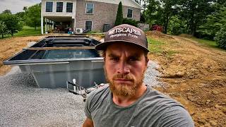 DO NOT USE Flowable fill  | Backfill Masterclass How to Build a Fiberglass Pool | 35X16 THE ILLUSION