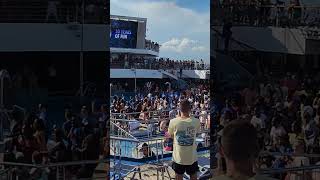 Cat in the hat Dancing- Sail Away Party on Carnival Liberty October 17, 2022