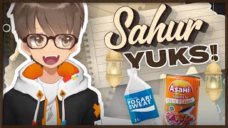 ASMR Bangunin SAHUR + Review makanan SAHUR