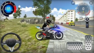 Xtreme Motorbike 3D Driving City Road Motorcycle Android Gameplay Police Race Motocross