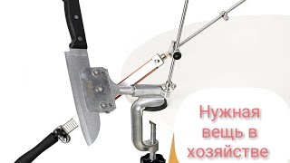 Очень нужная и полезная вещь, точилка для ножей и не только.