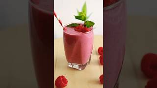 Creamy raspberry blizz smoothie #shorts