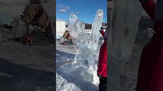 ICE SCULPTURE - ICE PILOTS - LAC LA BICHE - FEB. 2024