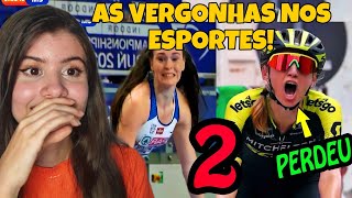 REACT - 🔴 Os Momentos mais Vergonhosos dos Esportes PARTE 2 - Fala de Tudo - Lehh Cruz