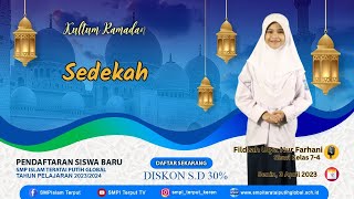 Kultum Ramadhan - Fildzah Ulya Nur Farhani "Sedekah"