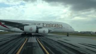 A380 taxing