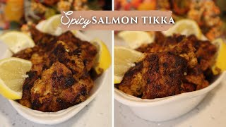 Spicy Salmon Tikka Recipe in Under 30 Minutes | How to Make Spicy Salmon Tikka  | ASMR