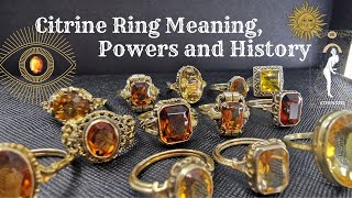 Citrine Ring Meaning, Powers, and History by Vintage Astronaut