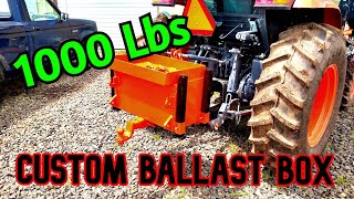 Custom Built 1000Lb 3 Point Ballast box