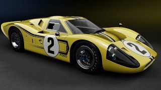 Assetto Corsa: 1967 Ford GT40 Mk.4 at Hockenheim 60s