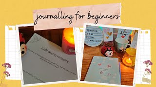 Journalling Tips for Beginners // How to start journalling + Free printable 📔 💕