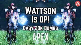 How To Get EASY 20+ KILLS With WATTSON! Shadowfall Fight Or Fright Gameplay Apex Legends