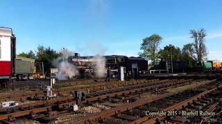 Bluebell Railway - Camelots first move under it's own power -  29th September 2015