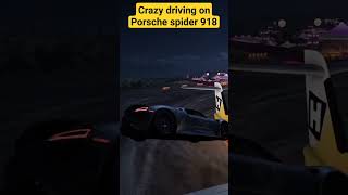 Crazy driving on Porsche spider #forza #shortvideo #shorts #short #crazy