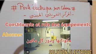 poste de transformation sur cabine HTA/BTA مركز التحويل المبني