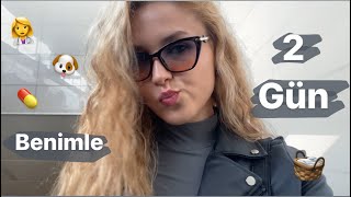 Benimle 2 gün | Ev temizlik toparlama | Online ders | Poliklinik ziyareti :) | günlük vlog | Daily