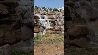 Delhi Airport 🛫 waterfall #delhi_airport_jharna