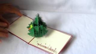 Anh Thu - Merry Christmas - Carte 3D : Sapin