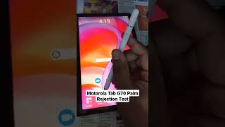 Motorola Tab G70 Palm Rejection Test #shorts #motorolatabg70