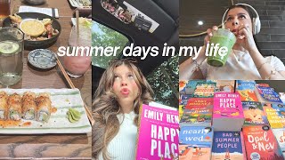 summer days in my life 🌸🍣 friends, sushi, books, haul & more!!