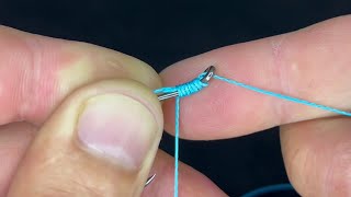 A very simple but very reliable knot (fishing knots)