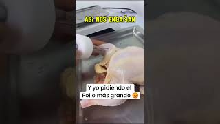 🤯 ASÍ NOS ENGAÑAN #noticias #omg #viral #pollo #fake #chicken #precaution #warning