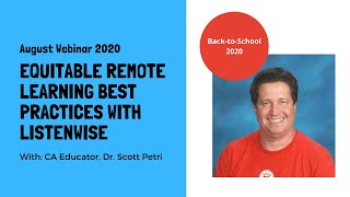 Equitable Remote Learning Best Practices with Listenwise