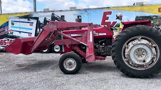 1976 MASSEY FERGUSON 285 W/ 246 FRONT END LOADER