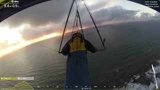 2020.01.16 x2 Fort Funston Hang Gliding - Astounding Sunset & 1550 Feet