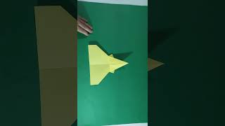 Tutorial Fácil: Como Fazer Avião de Papel para competição ‐ origami #shorts