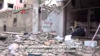 Syria   Catastrophic Destruction in Deir Ezzor from Dictator Assad Bombs 5 21 13