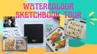 Sketchbook Tour | Line & Wash Watercolour sketchbook tour