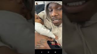 DABABY GIVES FIRST LOOK AT HIS BABY GIRL AFTER FIGHT WITH HIS BABY MAMA DANILEIGH 🍵👀🍵#dababy