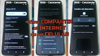 Cómo compartir el internet de un celular