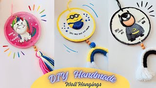 How to make Easy and Cute Wall Hangings | 3 DIY cute wall decor Ideas |Kids room decor