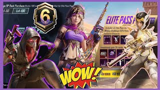 ✅ PUBG Mobile A6 Royal Pass is Here 🥵 and purchase bonus... free emotes...🤩💃🧿