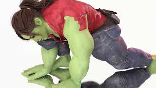 Claire Redfield She Hulk Transformation