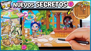 Todos los SECRETOS de la NUEVA RECEPCIÓN de la PLAYA en AVATAR WORLD | ISLAND SECRETS 🌴✨