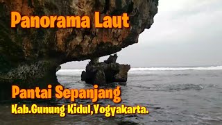 Panorama laut.||.Pantai Sepanjang,Kab.Gunung kidul,Yogyakarta.