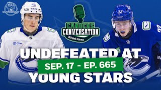 Canucks go undefeated at Young Stars ft. Dave Hall | Canucks Conversation LIVE