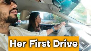 DRIVING IN DUBAI #drive #automobile #license #beginners #funny #womandriving #ladydriver #firstdrive