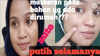 Masker pemutih wajah tercepat dan alami