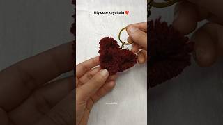 DIY Heart Keychain ❤️ How to make Keychain ideas #shorts #youtubeshorts #diy #keychain #craft