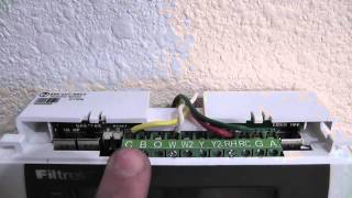 Finding the C Wire and Wiring it to the Programmable Thermostat