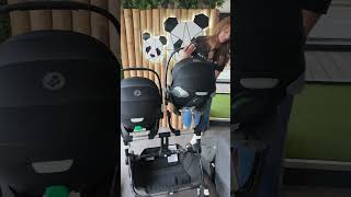 Bugaboo Donkey with two car seats👶👶 #bugaboo #carseat #maxicosi #cybex