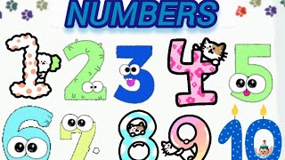 Numbers in English 1 to 10 for Children New ! Easy learning numbers for kids