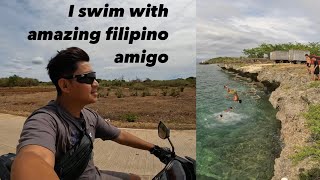 swimming with my filipino amigo