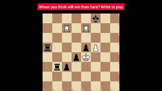 Chess Game.  Endgame when you think you are winning and your are not