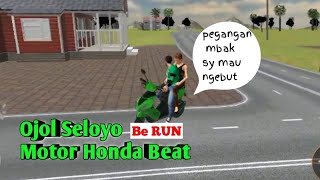 Tukang Ojek Seloyo Motor Honda Beat Hijau